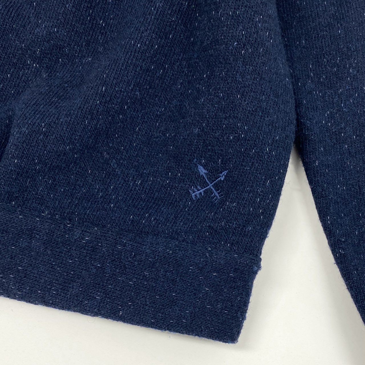 2j27 《美品》NEIGHBORHOOD ネイバーフッド ウールナイロン ジャケット ブルゾン 裏起毛 STOCKMAN-W / WN-JKT XLサイズ ネイビー メンズu02t