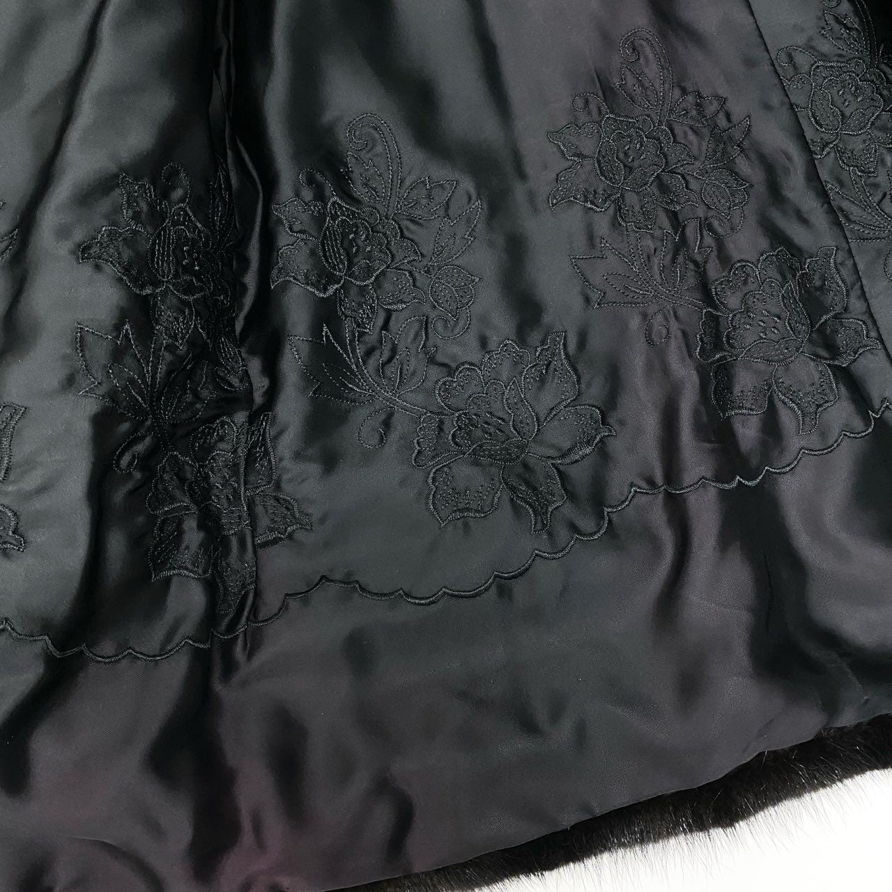 35c10 BLACKGLAMA ブラックグラマ ダークミンク ロングコート サイズ13 ダークブラウン 最高級毛皮 Dark Mink Fur Coatt18r