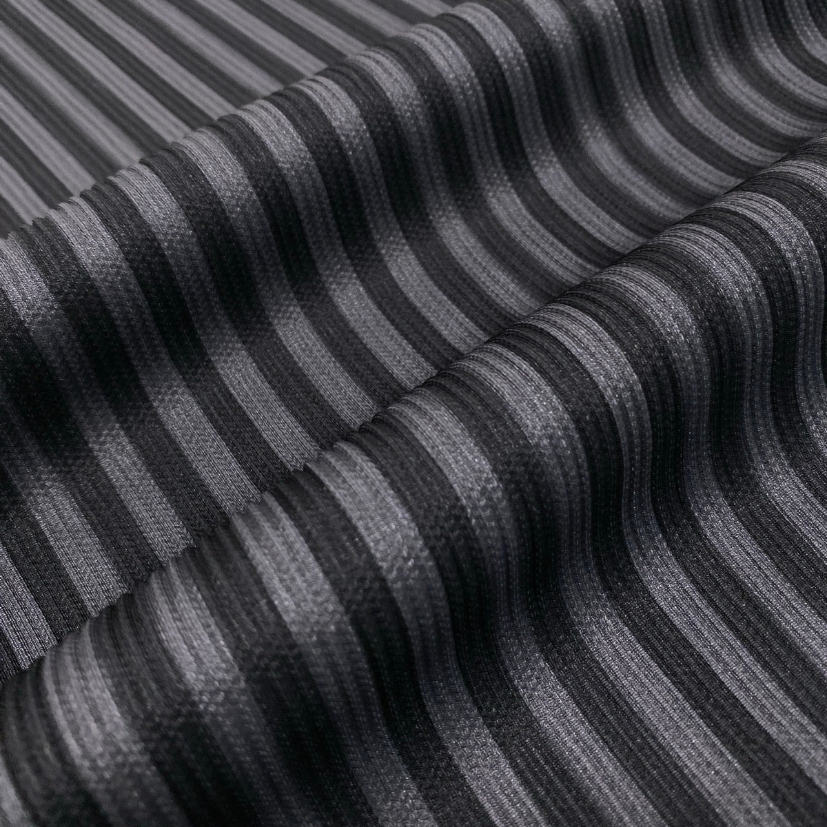 Af15 【美品】 PLEATS PLEASE プリーツプリーズ 2024年 ノースリーブ チュニックカットソー ロングカットソー ボーダー PP43-JT564 サイズ3 グレー ブラック ポリエステル100％ レディース 女性服ta1