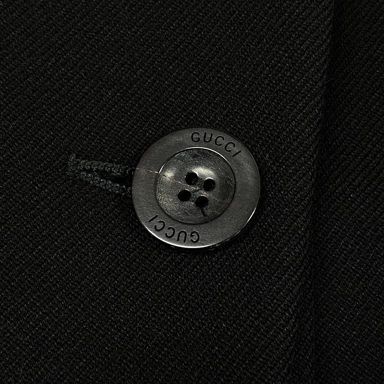 Ec31 《美品》 GUCCI グッチ レザーパイピング トレンチコート Leather Piping Trench Coat サイズ36 ブラック ベルト付t18r