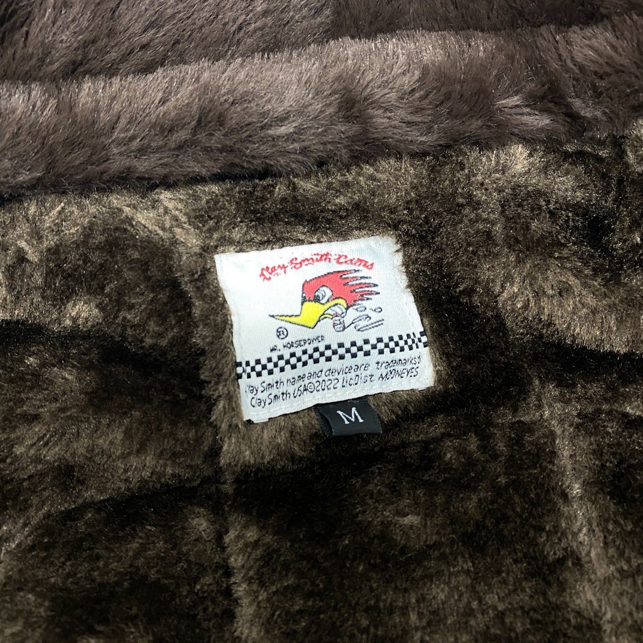 86c4 CLAY SMITH クレイスミス ウィンタージャケット フライトジャケット サイズM チャコールグレー メンズ アウターk02i