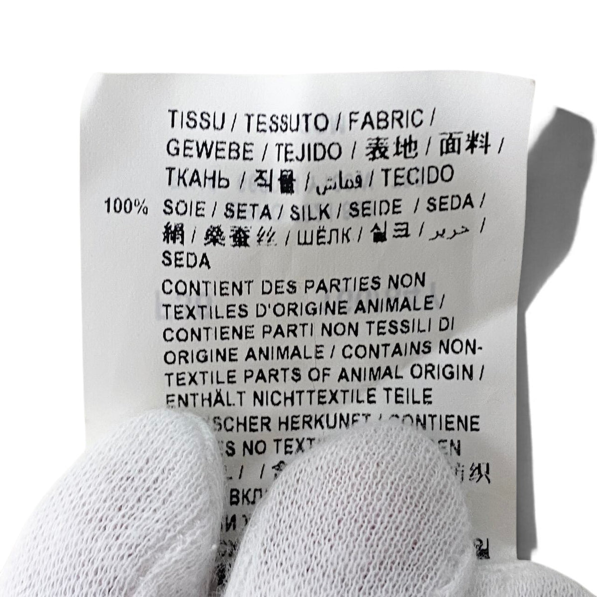 19i25 SAINTLAURENT サンローラン シルクシャツ ロングスリーブシャツ トップス イタリア製 36サイズ オレンジベージュ シルク100％ レディース 女性用u02t