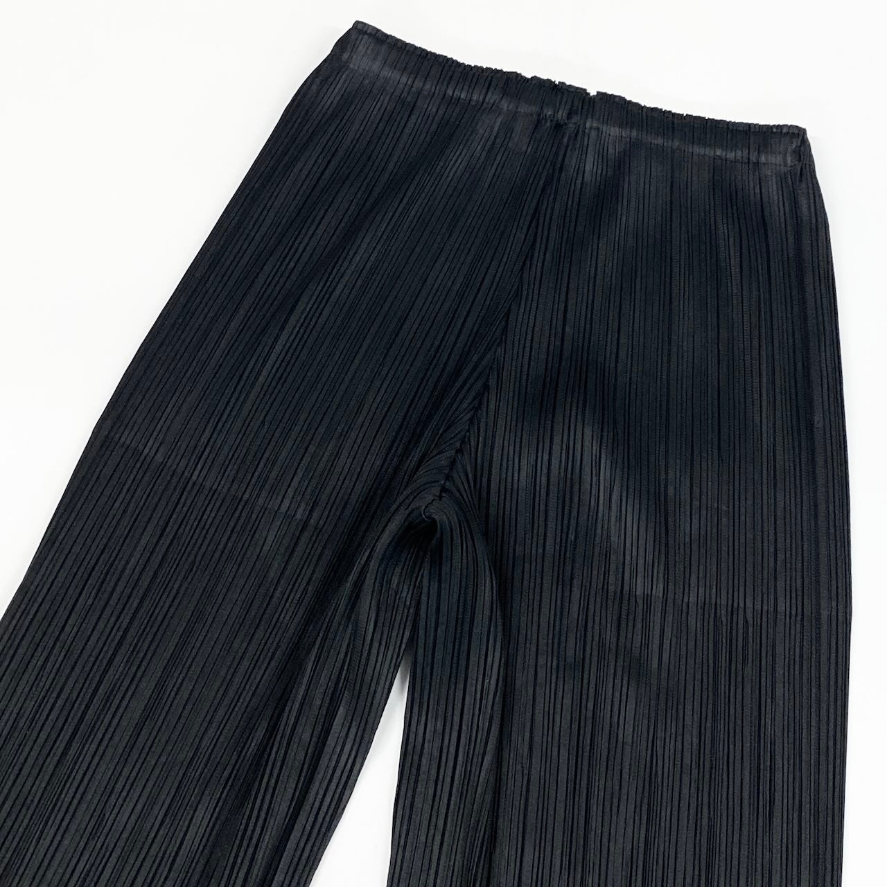 e1 【美品】PLEATSPLEASE ニッカポッカパンツ プリーツパンツ 日本製 PPP13-JF184 1サイズ ブラック ポリエステル100％ レディース 女性用ta1
