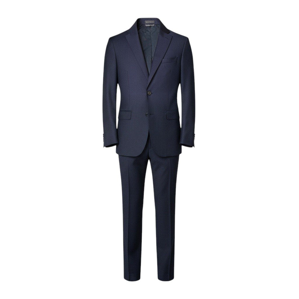 62j5 【美品】LAUREN RALPH LAUREN ローレンラルフローレン 大きいサイズ スーツセットアップ テーラードジャケット スラックスパンツ 50Lサイズ ネイビー ウール100％ メンズ 男性用u02t