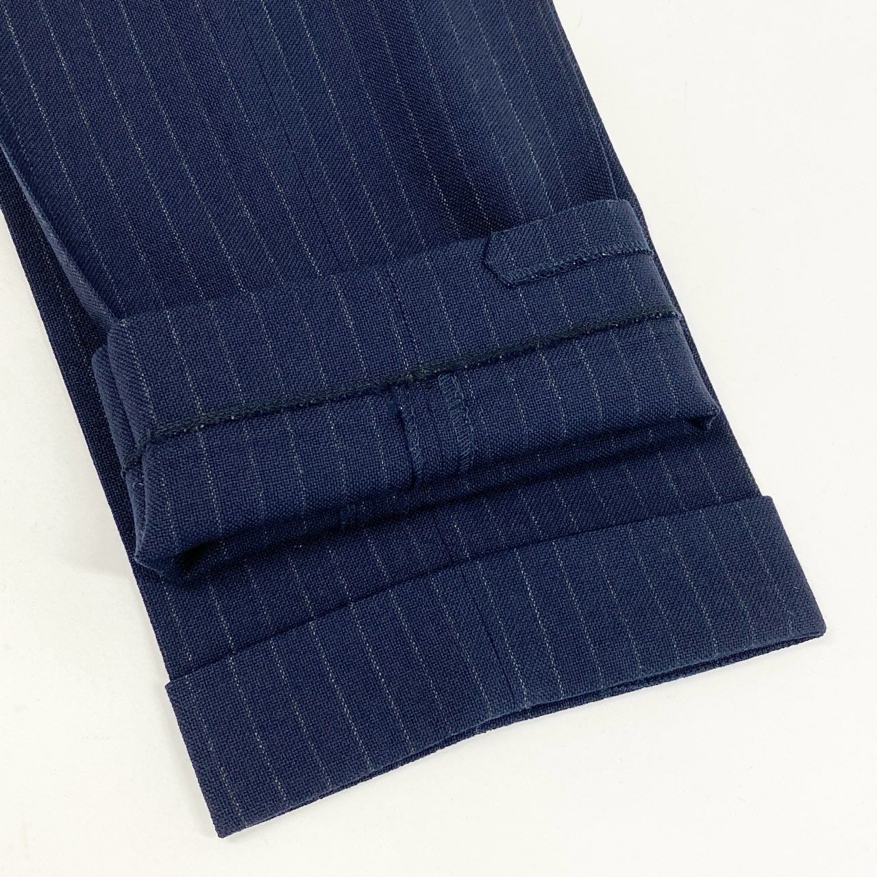 58i11 LARDINI ラルディーニ セットアップスーツ テーラードジャケット ブートニエール付き ストライプ メンズ 男性用 44 ネイビーu02t