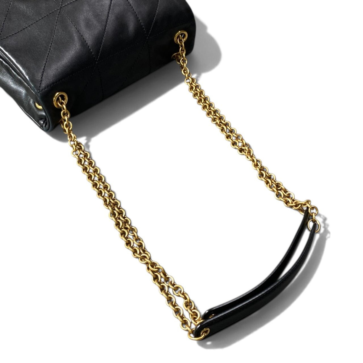 h21 SAINT LAURENT サンローラン YSL ジェイミー  チェーンミニショルダーバッグ YSL Jamie Chain Mini Shoulder Bag Black Leathert18r