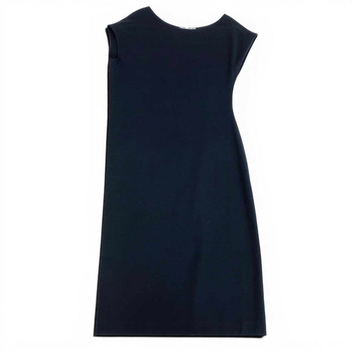 Ee25 【美品】 JIL SANDER ジルサンダー アシンメトリーワンピース ドレスワンピース サイズ40 ネイビー レディース 女性服ta1
