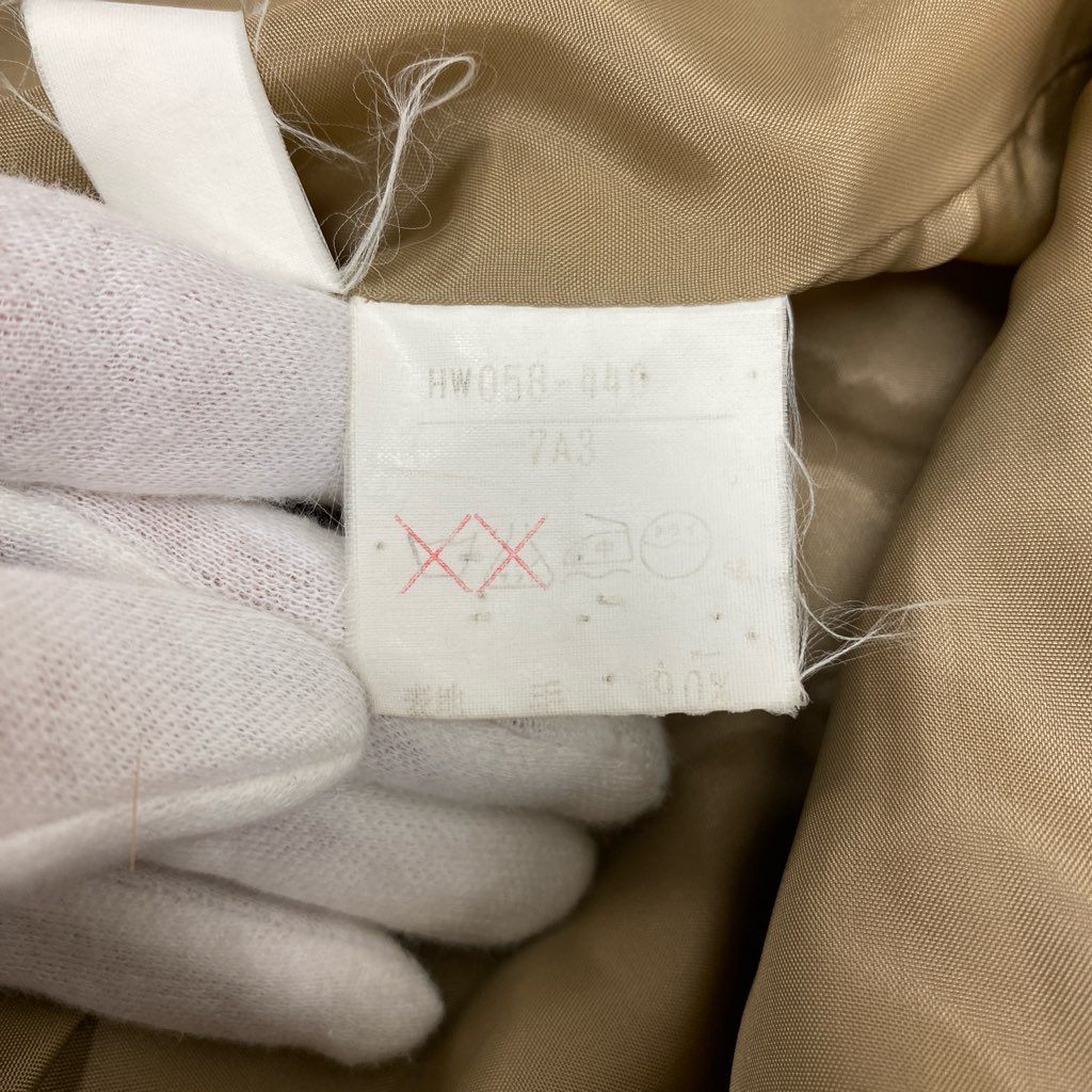 3l27 YVES SAINT LAURENT イヴサンローラン YSL 金ボタン ウールロングコート サイズS キャメル 画像参照 Vintage ヴィンテージ レトロ 女性服t18r