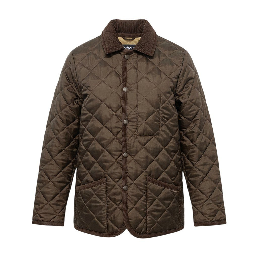 38j22 LAVENHAM ラベンハム 英国製 キルティングジャケット コーデュロイ切替 WA-AW03 サイズ36 ブラウン レディースo07t