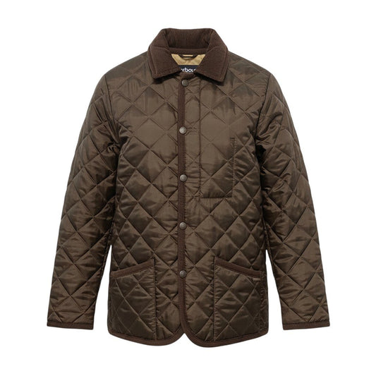 38j22 LAVENHAM ラベンハム 英国製 キルティングジャケット コーデュロイ切替 WA-AW03 サイズ36 ブラウン レディースo07t