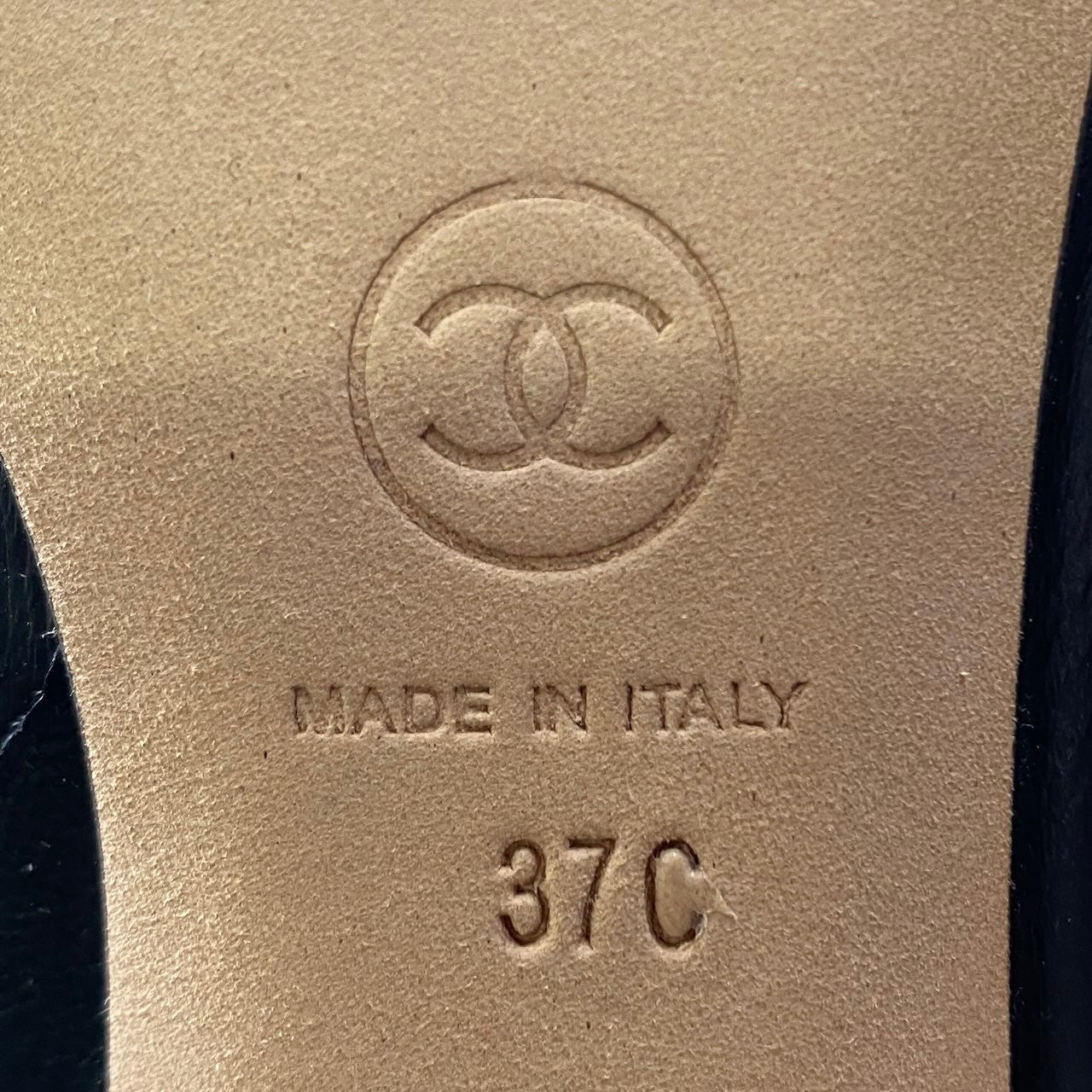 h21【美品】CHANEL ショートブーツ チェーン ココマーク 37サイズ ブラック レザー レディース 女性用k02i