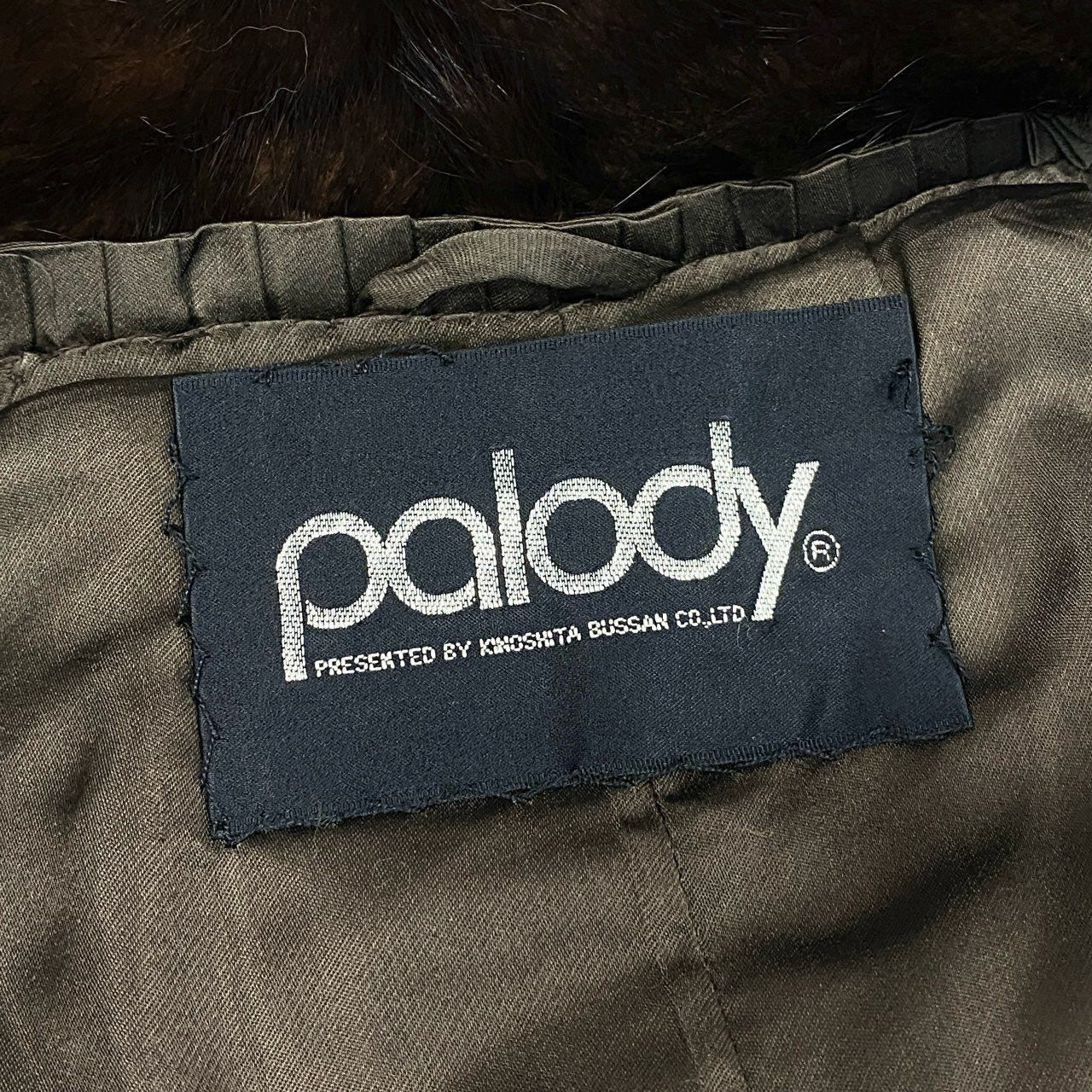 7b22 palody マホガニーミンク ファーコート サイズ11 ブラウン 本毛皮 Mink Fur Coat フロントホックt18r
