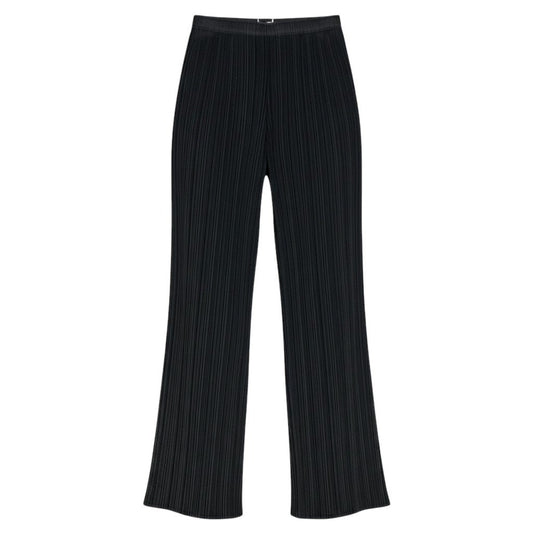 Ag10 【美品】 PLEATS PLEASE プリーツプリーズ プリーツパンツ ボトムス PP55-JF105 サイズ3 ブラック ポリエステル100％ レディースta1