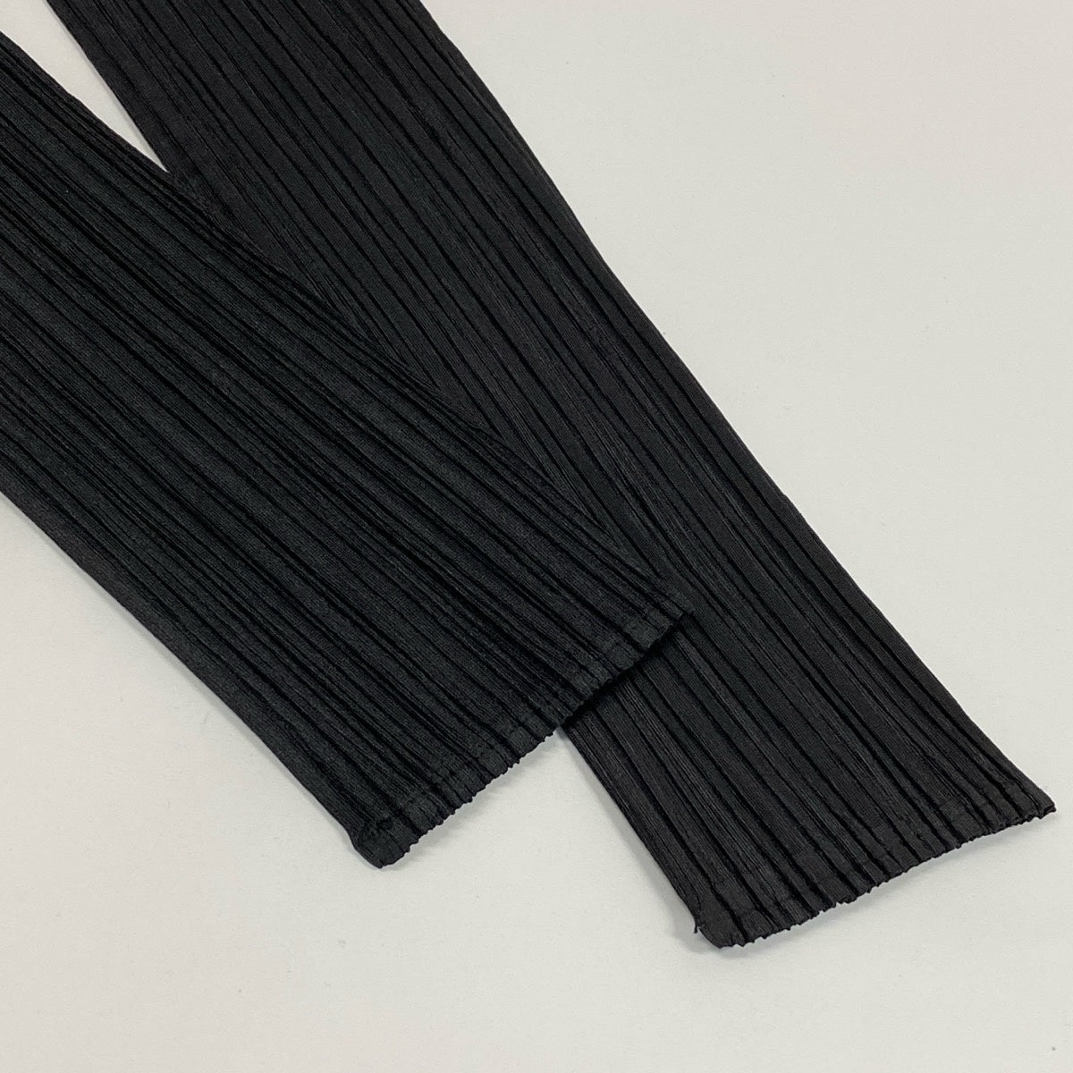Ag18 PLEATS PLEASE プリーツプリーズ プリーツ加工 ロングカーディガン PP14-JA697 サイズ2 ブラック系 ポリエステル100％ レディースta2