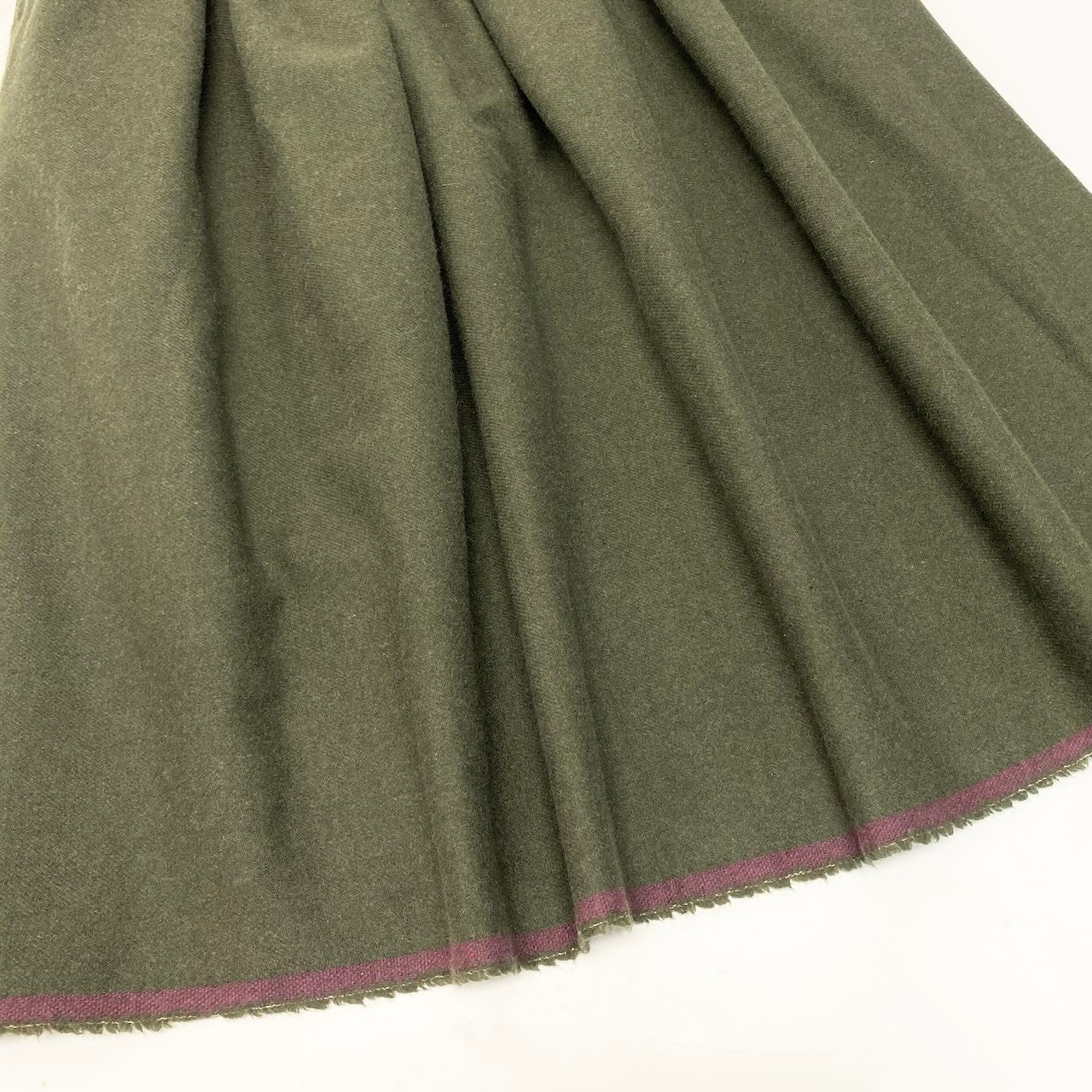 29e7 tricot COMME des GARCONS トリコ コムデギャルソン ウールスカート ロングスカート AD2021 TH-S017 グリーン レディース 女性用u02t