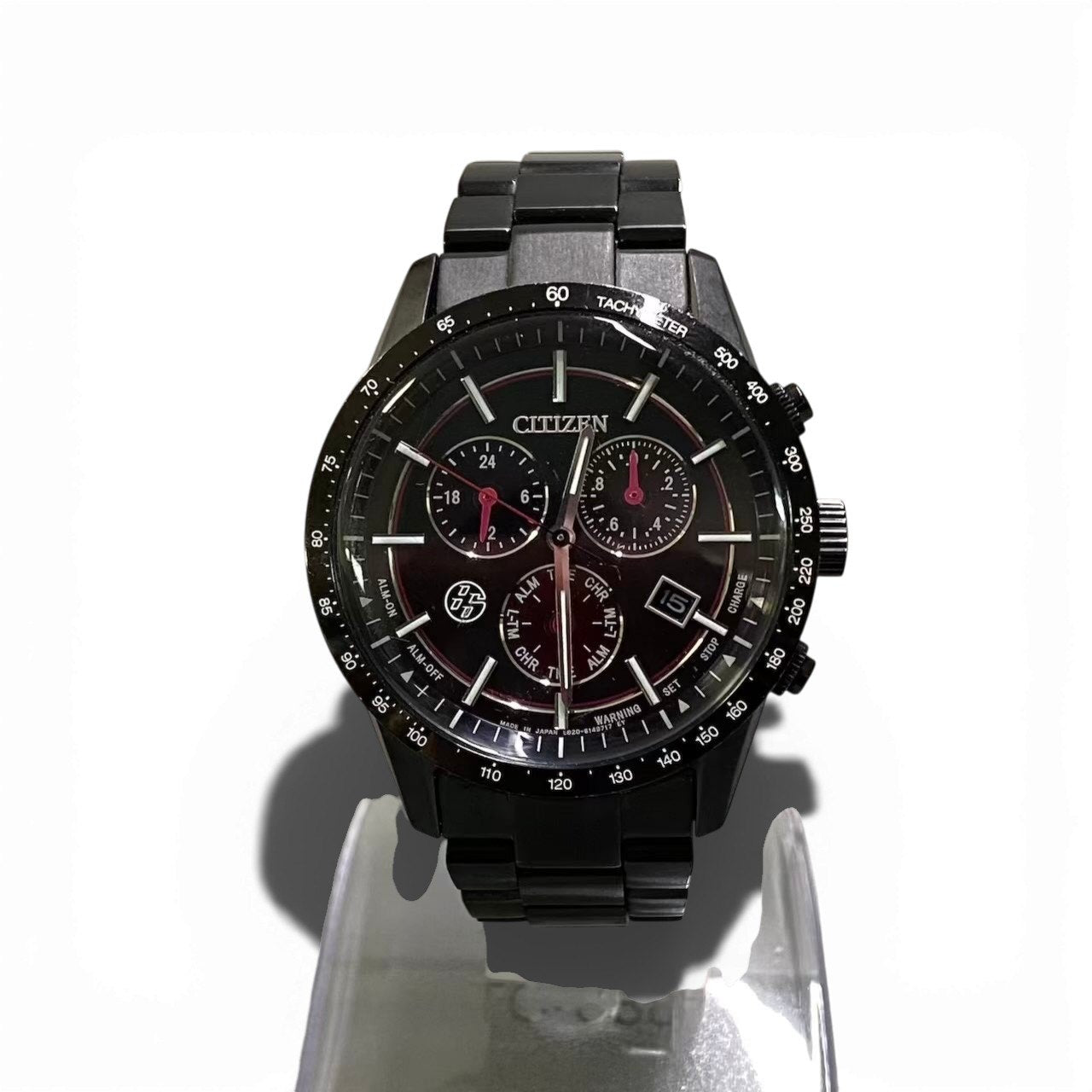 c23 CITIZEN ×TOYOTA 86 シチズン トヨタ ハチロク コラボ ブラック ステンレス 腕時計 メンズ BL5495-64Ek02i