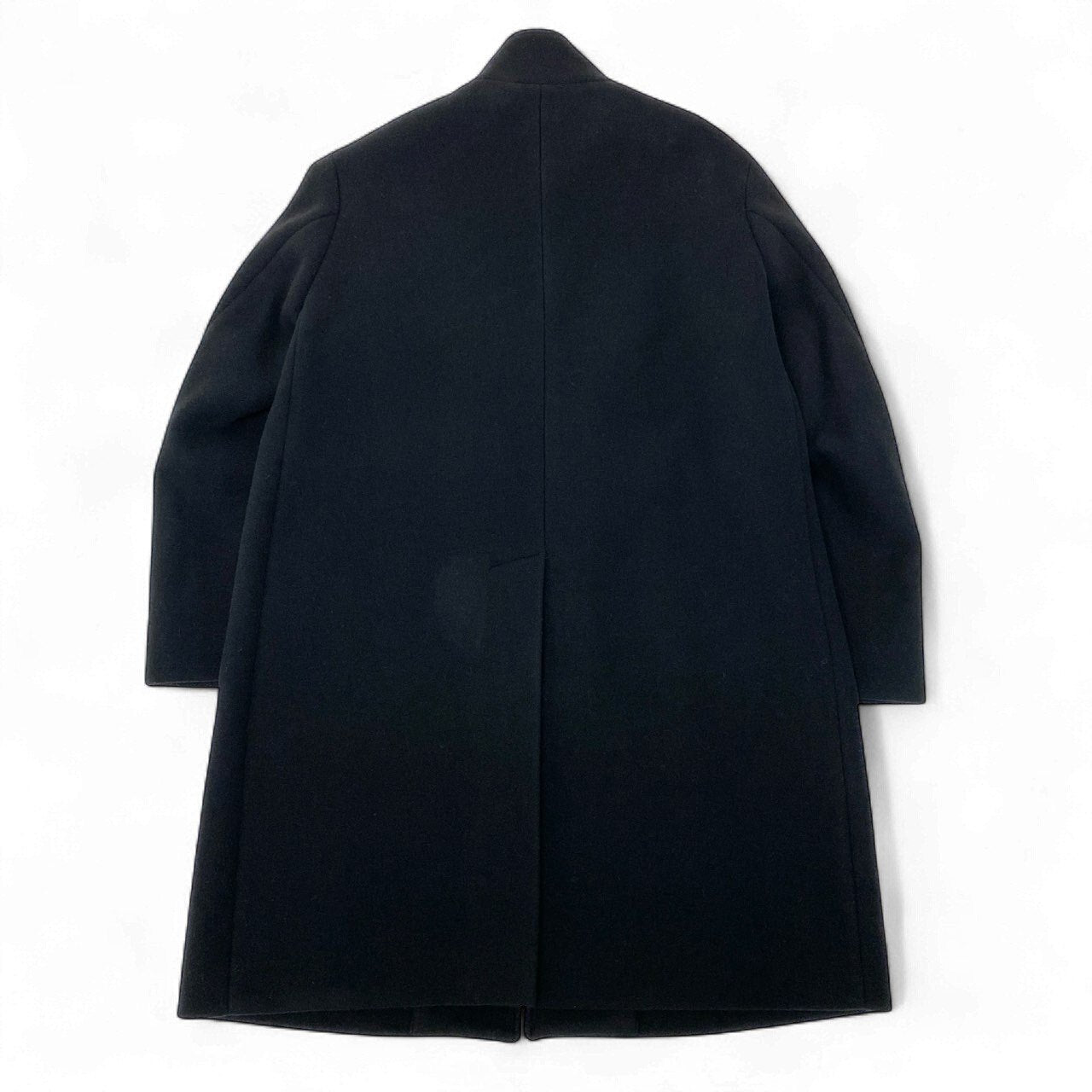 47k5 UNITED ARROWS ユナイテッドアローズ  ロングコ－ト スタンドカラー ウールブレンド  メンズ 紳士服 アウター 1125-139-7542 L ブラックo07t