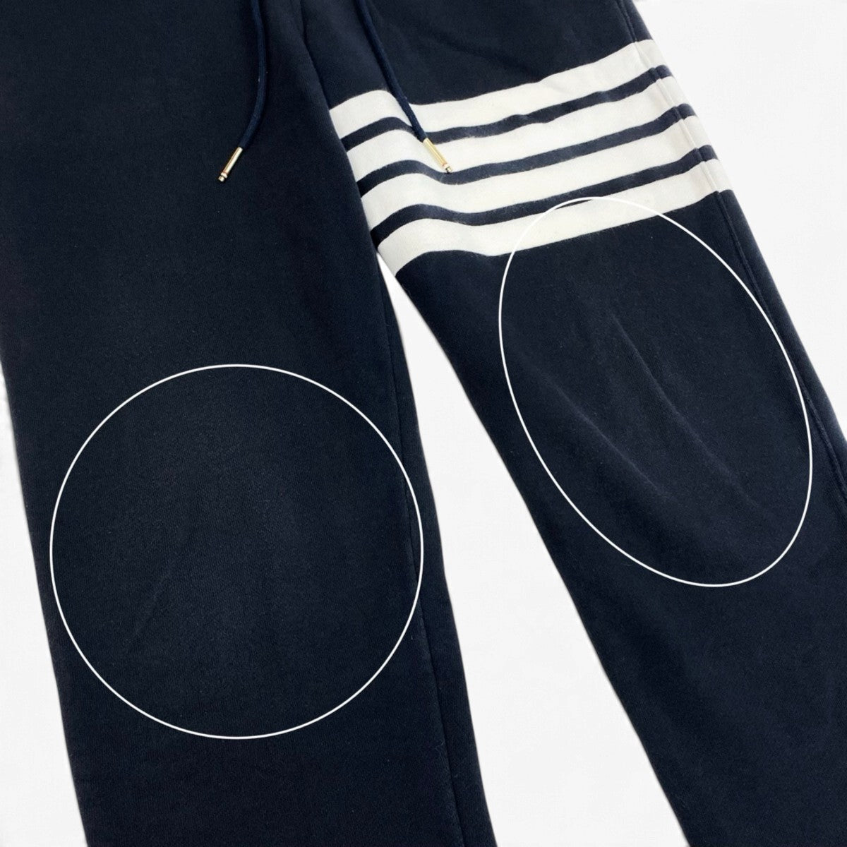Mj13 THOM BROWNE トムブラウン クラシックループバック 4バー スウェットパンツ ボトムス 日本製 MJQ008H-00535461 0 ネイビー コットン メンズo07t