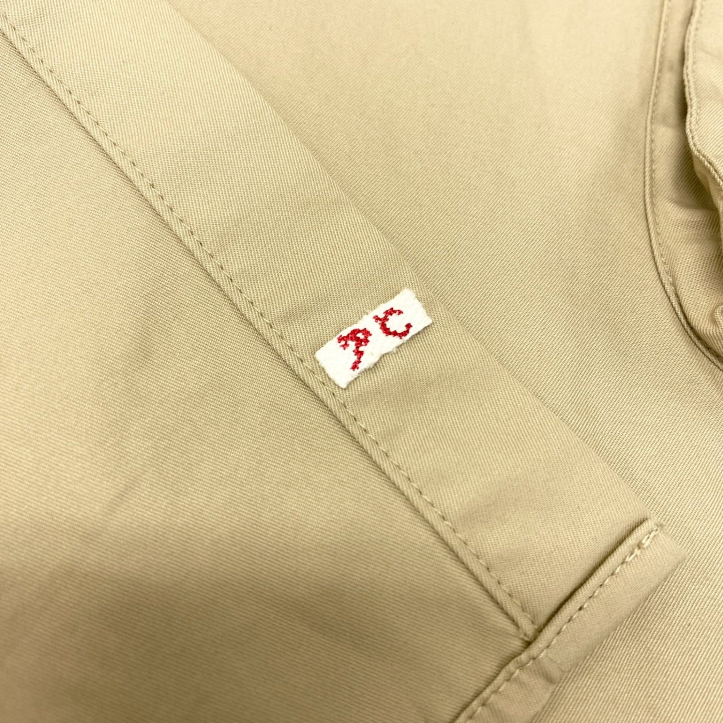 7L22 【美品】Porter Classic ポータークラシック シャツジャケット ロングシャツ コットンシャツ トップス 日本製 4サイズ ベージュ コットン100％ メンズo07t