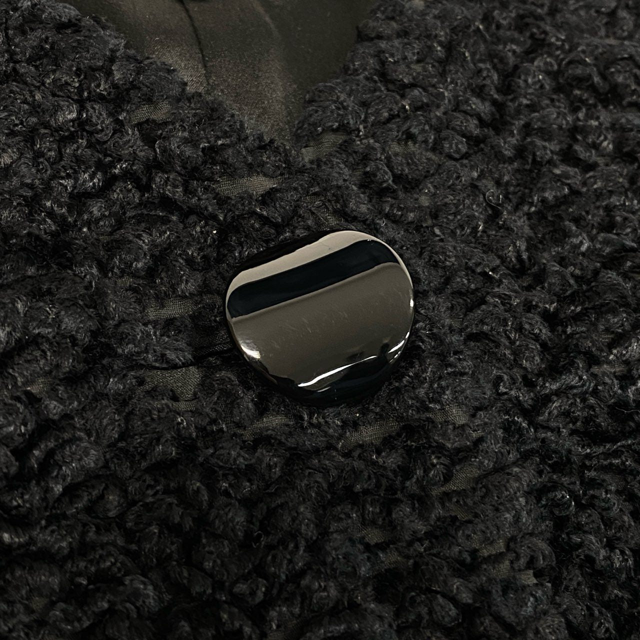 Ab13 GIORGIO ARMANI ジョルジオアルマーニ ツイードジャケット フリンジ デザインジャケット 40 ブラック レディースta1