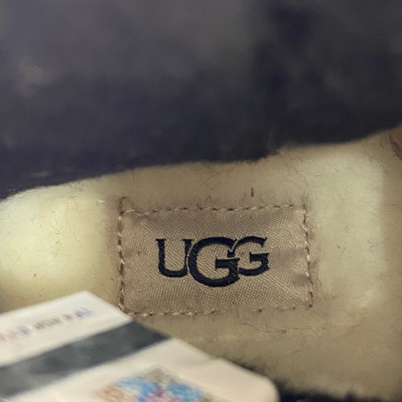 1j11 《未使用》 UGG アグ W CLASSIC CLEAR MINI クリア ムートンブーツ 22cm ブラック クラシックミニ 箱付