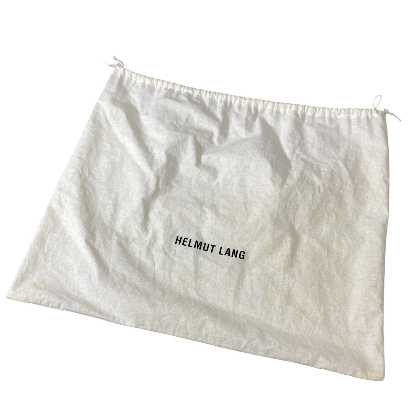 AL10 Helmut Lang ヘルムートラング Archive Black Suede leather oneshoulder bag fringe detail unisex アーカイブk02i