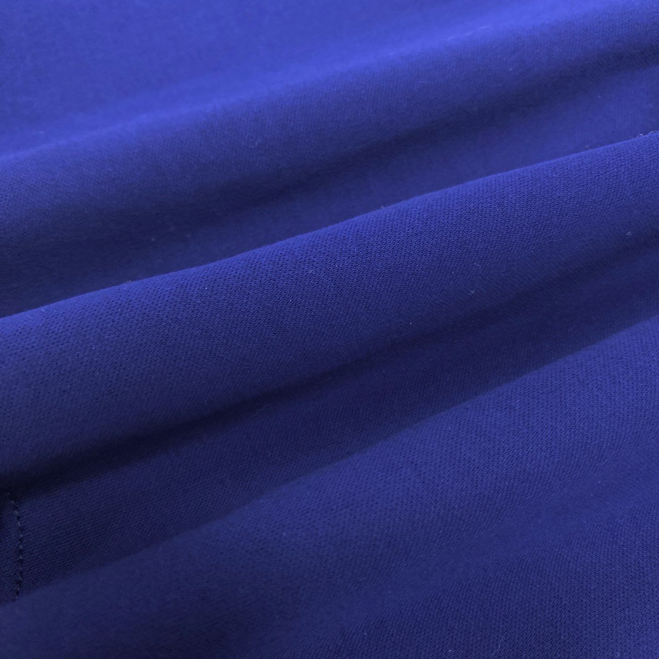 44k28 TOKUKO 1er VOL トクコプルミエヴォル 半袖ワンピース バルーンワンピース 身幅ゆったり○ フロント刺繍 ストレッチ レディース 9 ブルーu02t