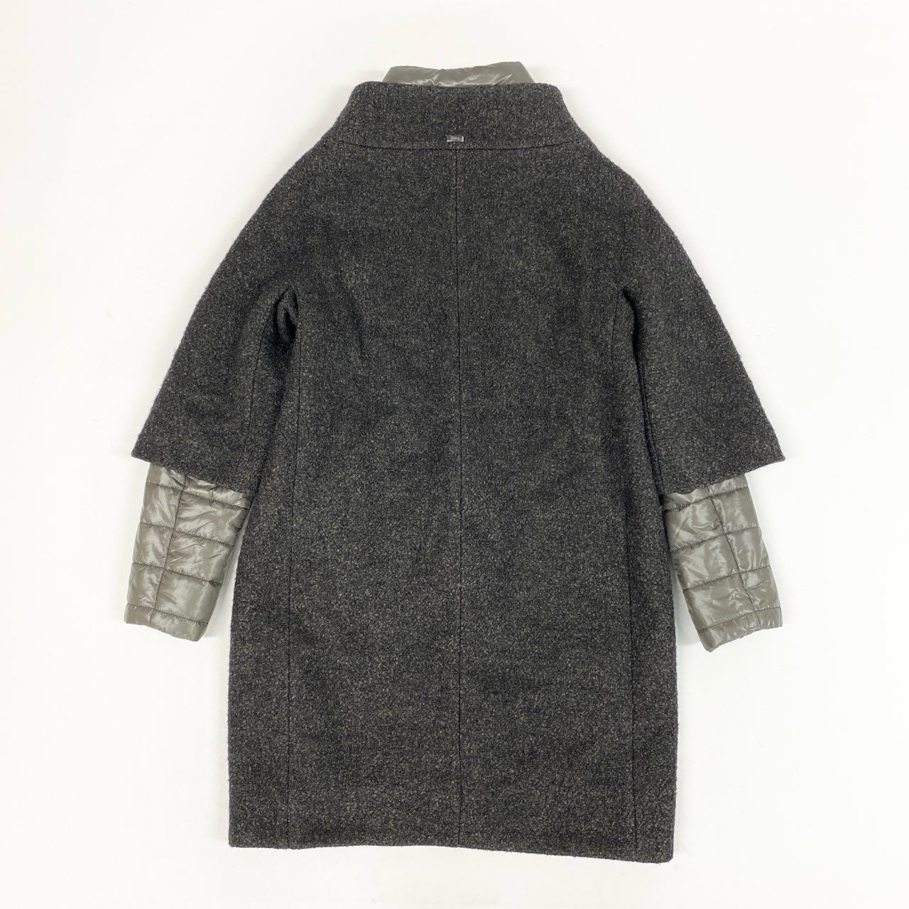 50b16 《未使用品》定価19万 HERNO ヘルノ 2WAY ダウンドッキングコート サイズ42 グレー Down Docking Coat タグ付きt18r