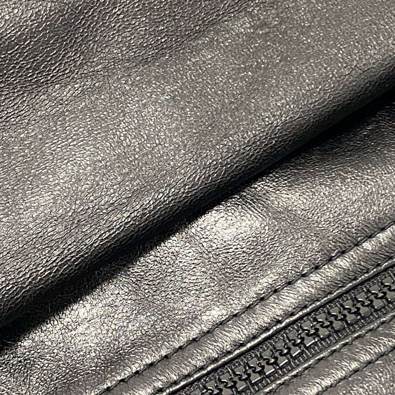 21L9【タグ付き】CELINE セリーヌ 21SS エディスリマン レザージャケット サイズ44 ブラック レザー メンズ ブルゾン アウターk02i