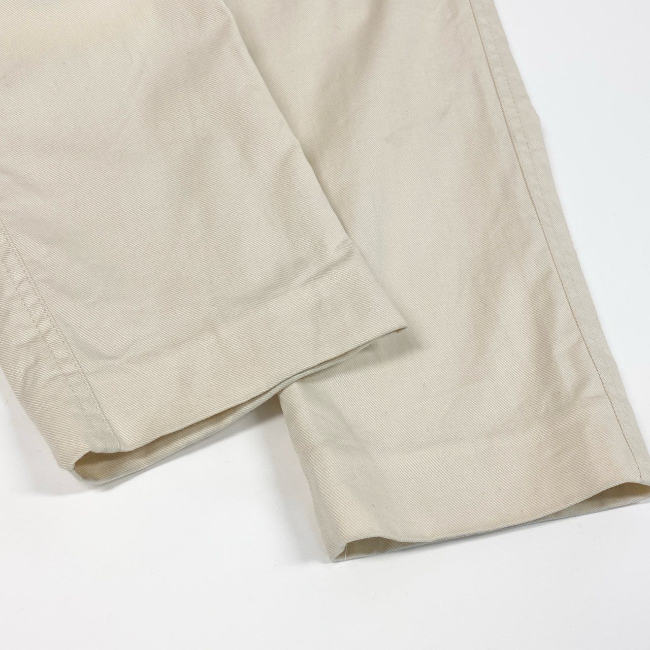 39d14 BRUNELLO CUCINELLI ブルネロクチネリ ベルテッドパンツ ハイウエストパンツ 34 アイボリー レディースu02t