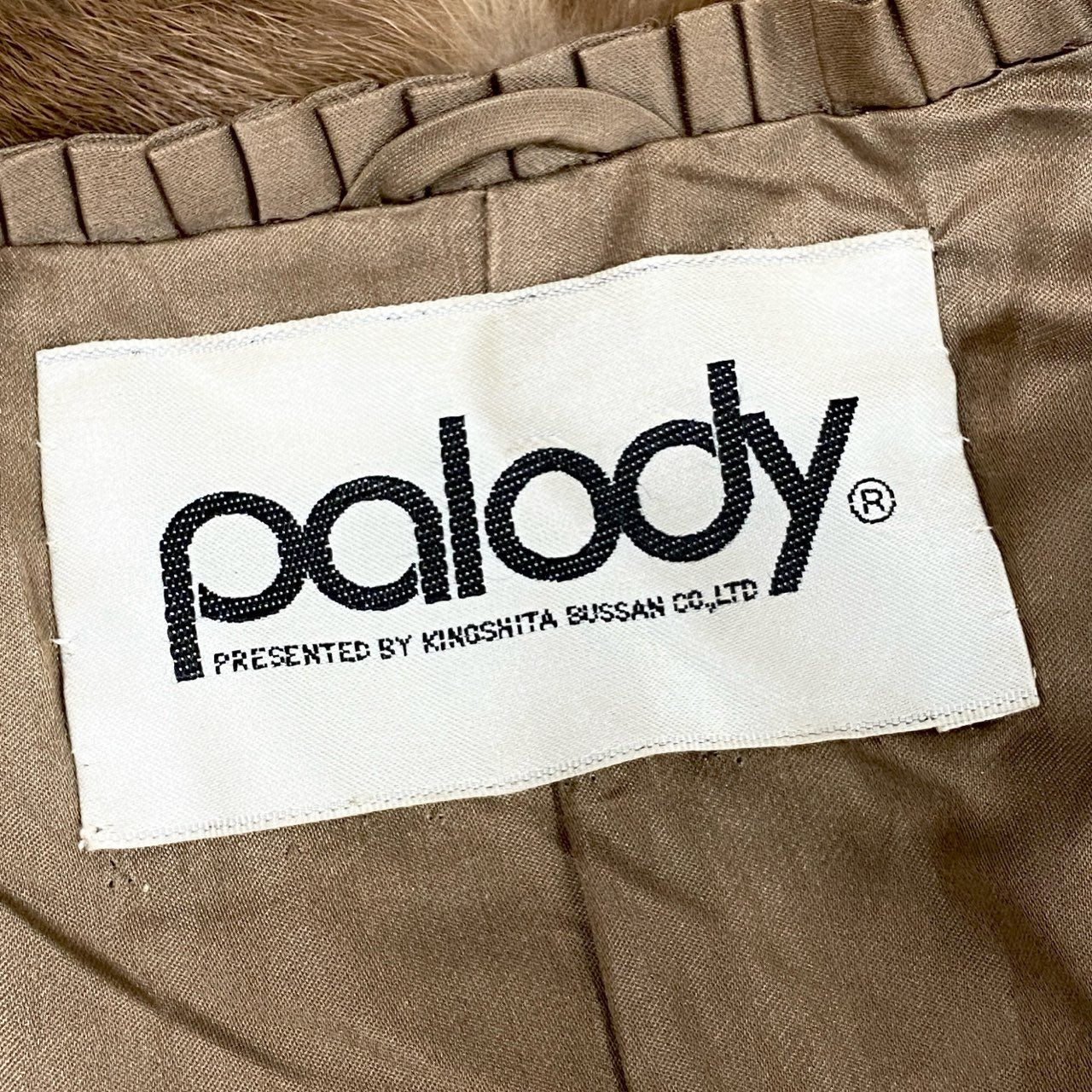 27L1 palody パステルミンク ミンクコート 毛皮コート サイズ13号 ライトブラウン レディース MINK FURk02i