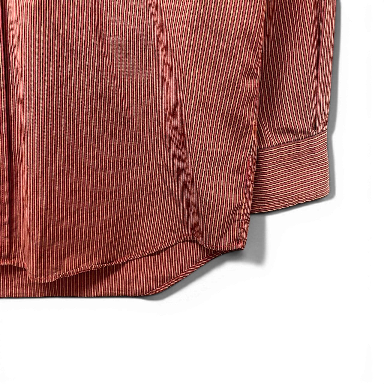 22f17 Paul Smith ポールスミス ロングスリーブシャツ ストライプ柄 サイズM マルチカラー コットン100％ メンズ 紳士服o07t