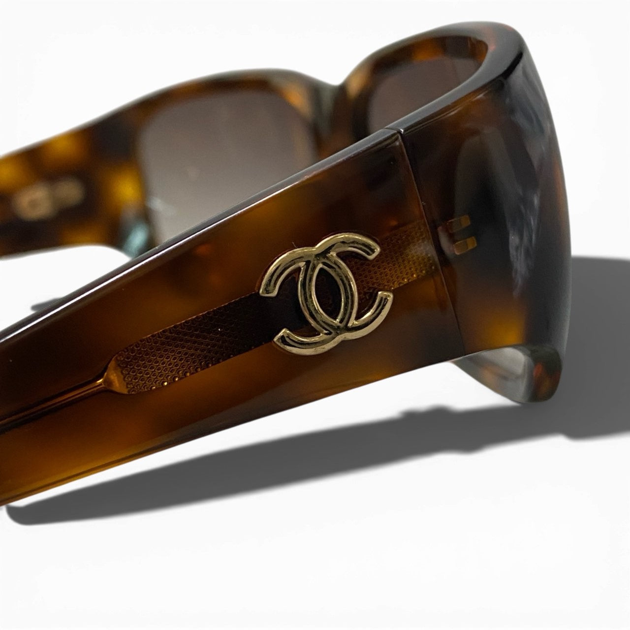 b15 CHANEL シャネル ココマーク サングラス アイウェア 5055 59□15 ブラウン レディースta1