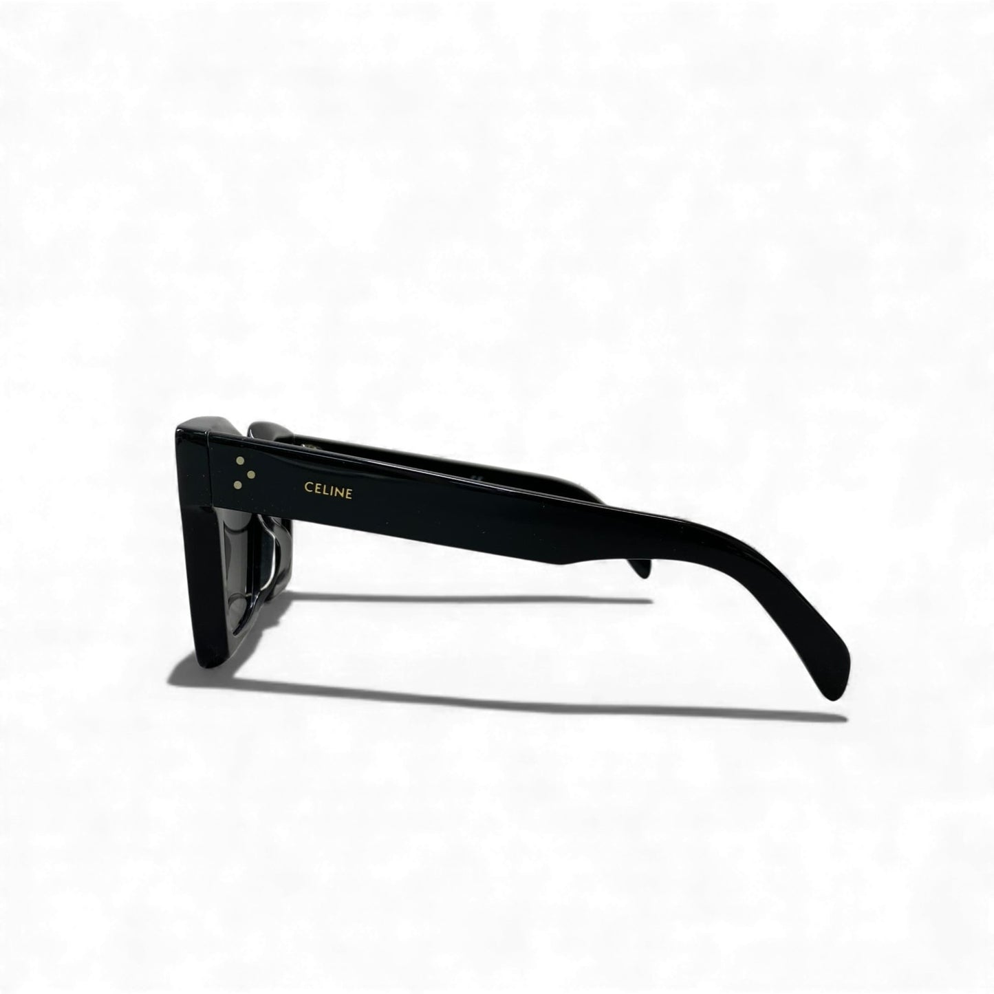 L10 CELINE セリーヌ 偏光レンズ スクエアサングラス CL40130F 55□22 ブラック アイウェア メガネ 眼鏡 イタリア製t18r