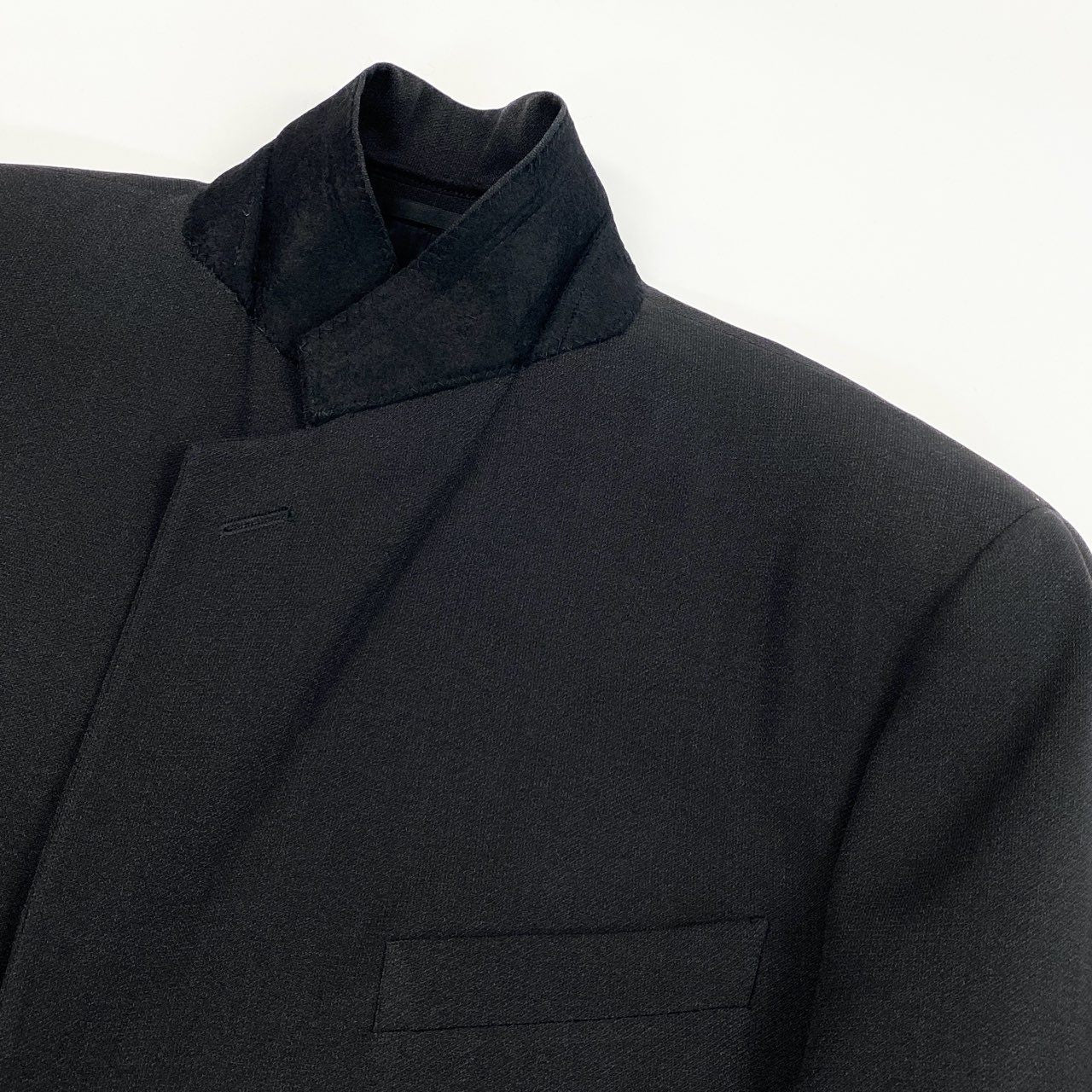 3d15 ARMANI COLLEZIONI アルマーニコレッツォーニ セットアップスーツ シングルスーツ フォーマル ビジネス サイズ54/R ブラック 無地 メンズ 紳士服o07t