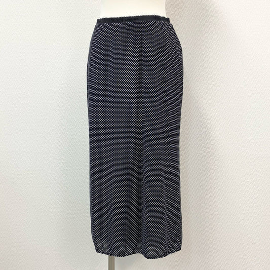 6h29 《極美品》CHANEL シャネル ココマーク スカート フレアスカート ミモレ丈 イタリア製 P78129V69773 38サイズ ブラック ホワイト レディース 女性用k02i