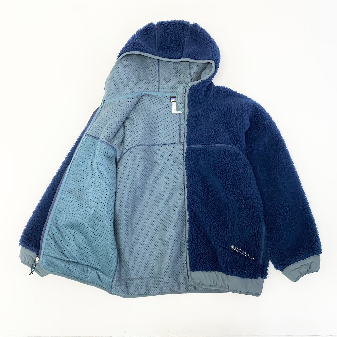 21c18《美品》 patagonia パタゴニア 2004年 USA製 リズムフーディ フリースジャケット XS ネイビー 20930F4 廃盤 Rhythm Hoodiet18r