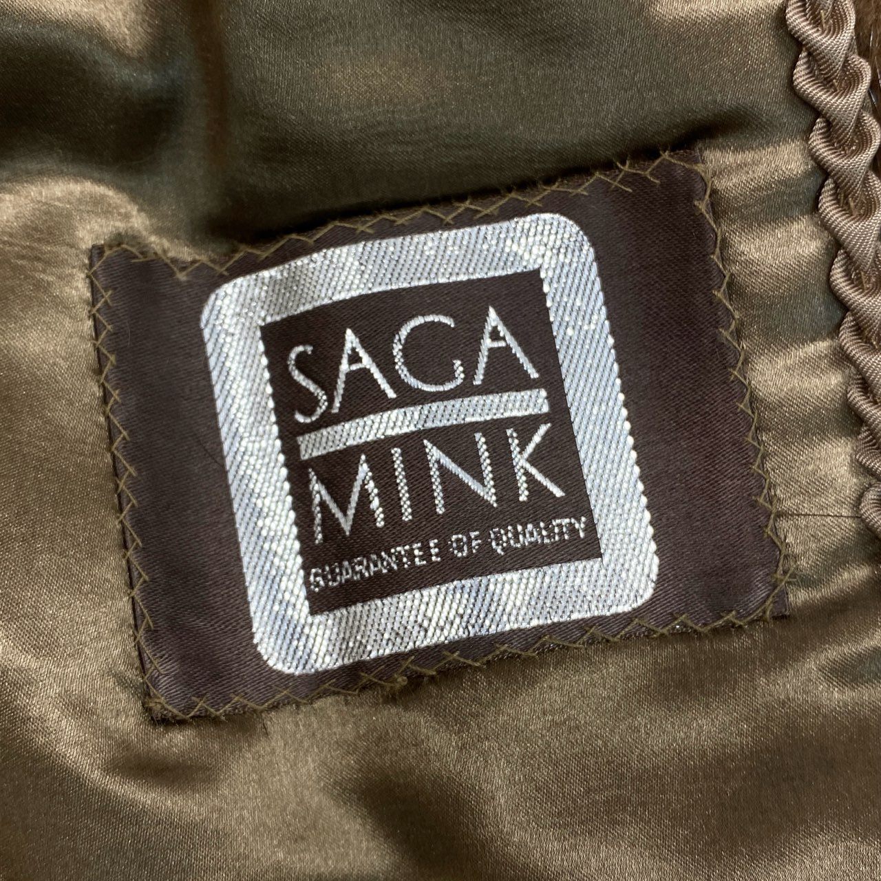 8i26 《美品》SAGA MINK サガミンク パステルミンク 毛皮コート ミンクコート 112㎝ 超ロングコート 15サイズ ブラウン レディースt18r
