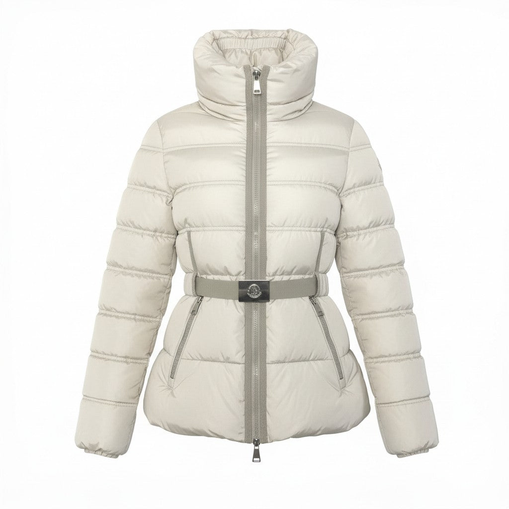 9a27 MONCLER モンクレール ALOUETTE アルエット ダウンジャケット サイズ00 ホワイト 鑑定済 D20934638505 ベルト付t18r