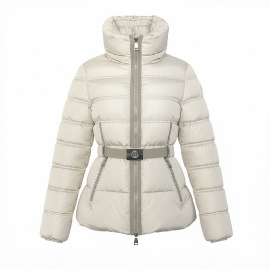 9a27 MONCLER モンクレール ALOUETTE アルエット ダウンジャケット サイズ00 ホワイト 鑑定済 D20934638505 ベルト付t18r