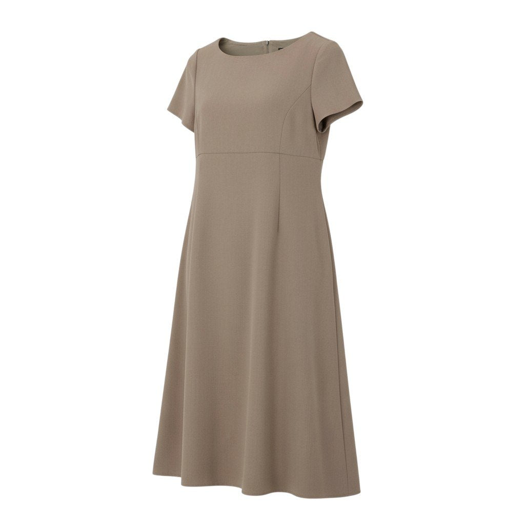 17k9 FOXEY BOUTIQUE フォクシー ブティック Savarin 半袖ワンピース ドレス 日本製 41454 40 ブラウン系 レディースo07t