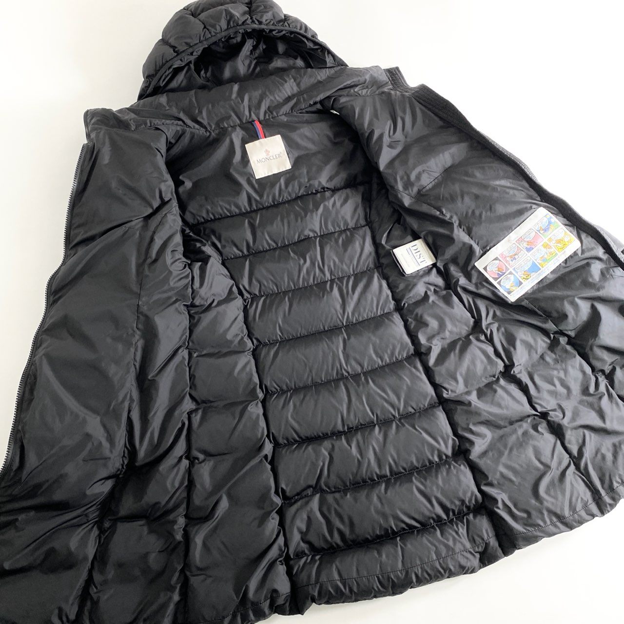 28e26 《美品》 MONCLER モンクレール 2022 GIE GIUBOTTO ダウンコート H20931C00065 1 ブラック レディース アウター