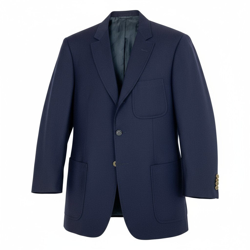 74k11 【美品】ARNYS PARIS アルニス テーラードジャケット ブレザー 三釦 フォーマル ビジネス 50サイズ ネイビー メンズu02t