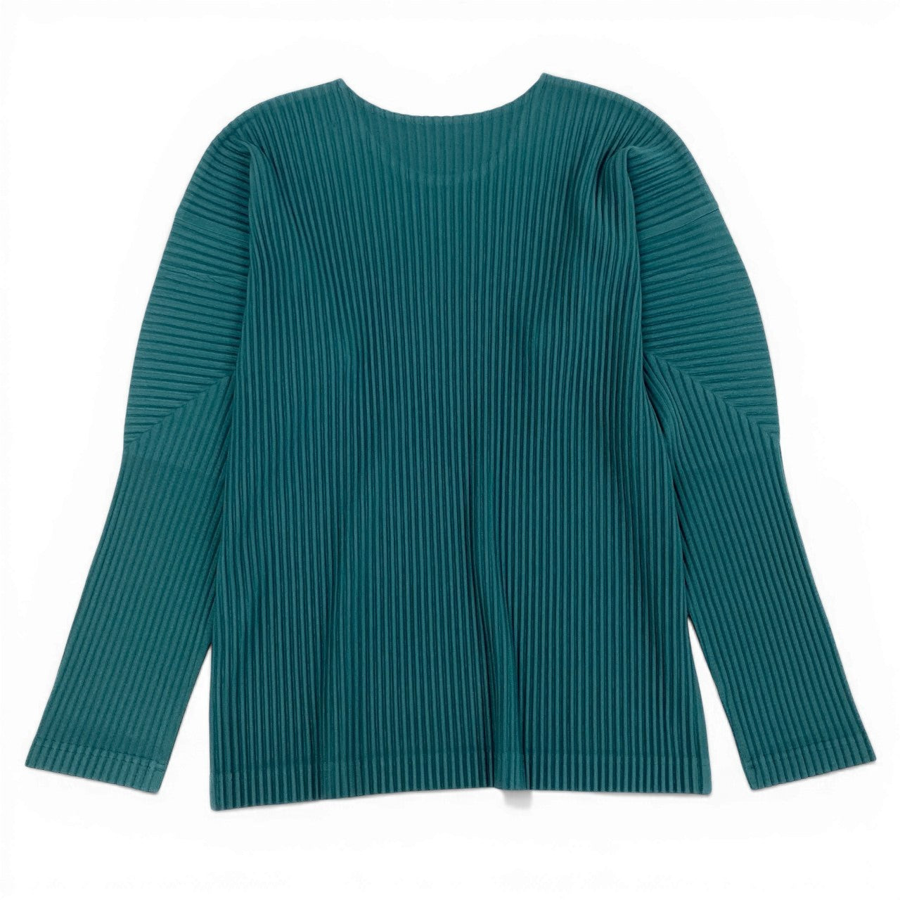 Md12 HOMME PLISSE オムプリッセ プリーツカットソー トップス サイズ3 グリーン メンズ プリーツプリーズta1