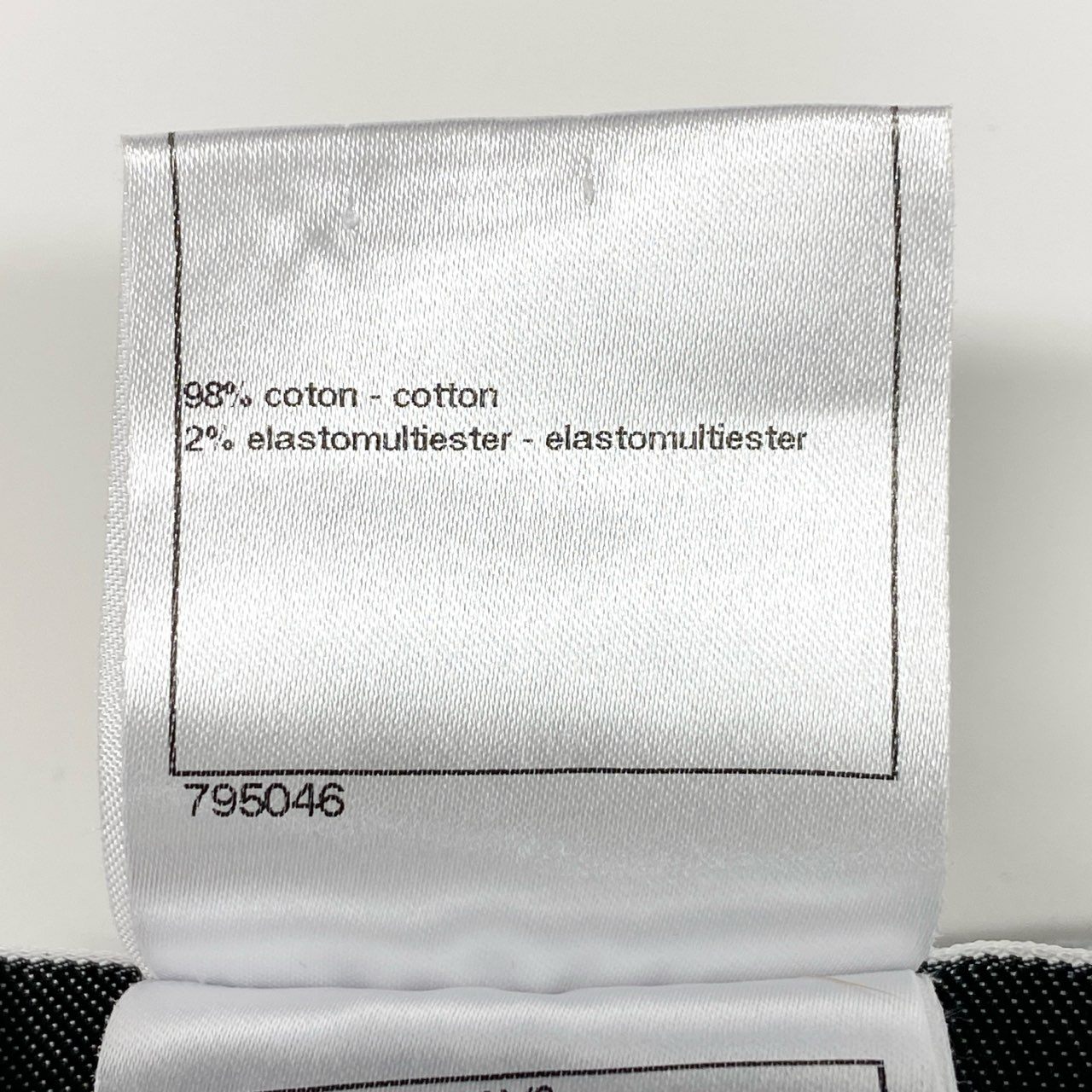 Cd6 CHANEL シャネル P40177 2018 グリポアボタン デニムジャケット クロップドジャケット サイズ38 ライトブルー レディースta1