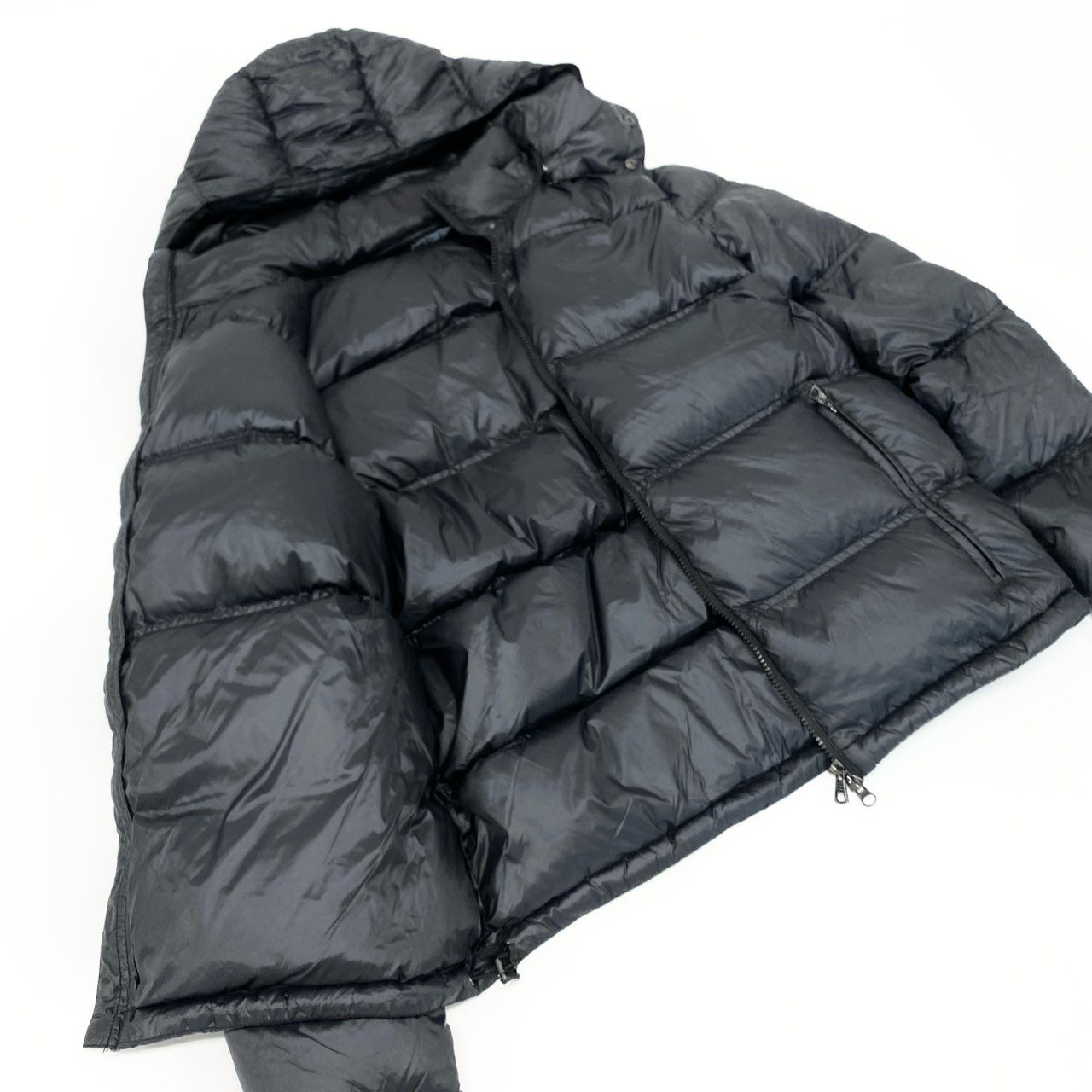 57L8 EMPORIO ARMANI エンポリオアルマーニ ダウンジャケット フード取り外し可 アウター ダブルジップ メンズ 紳士服 6YPB25 PNE2Z M ブラックu02t