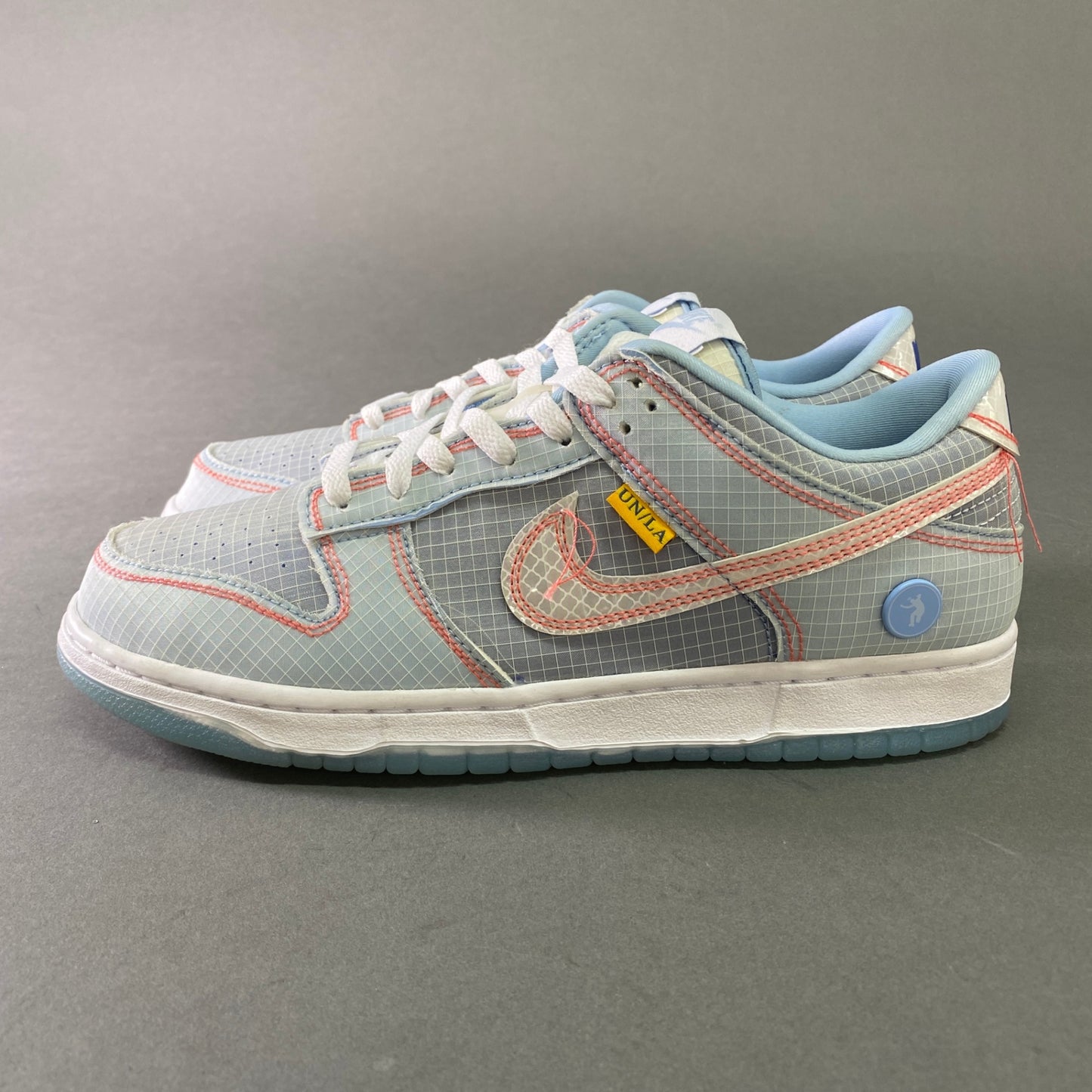 8l25 NIKE ナイキ × UNION ユニオン Dunk Low ダンクロー Argon スニーカー DJ9649-400 27 ブルー ステッチ シューズ