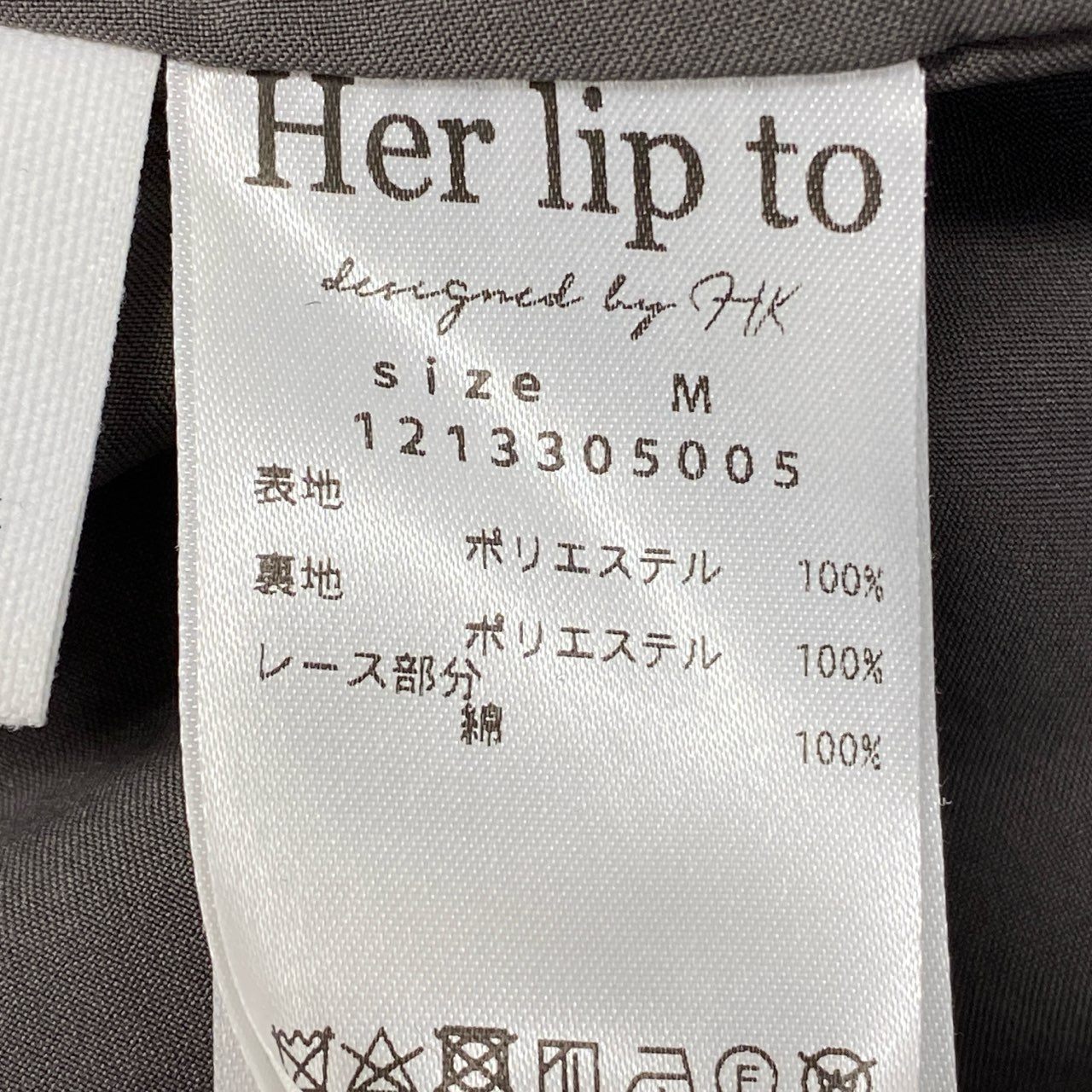 17k9 Her Lip To ハーリップトゥ ノースリーブ ティアードワンピース ドレス ドット柄 1213305005 M オリーブ レディースo07t