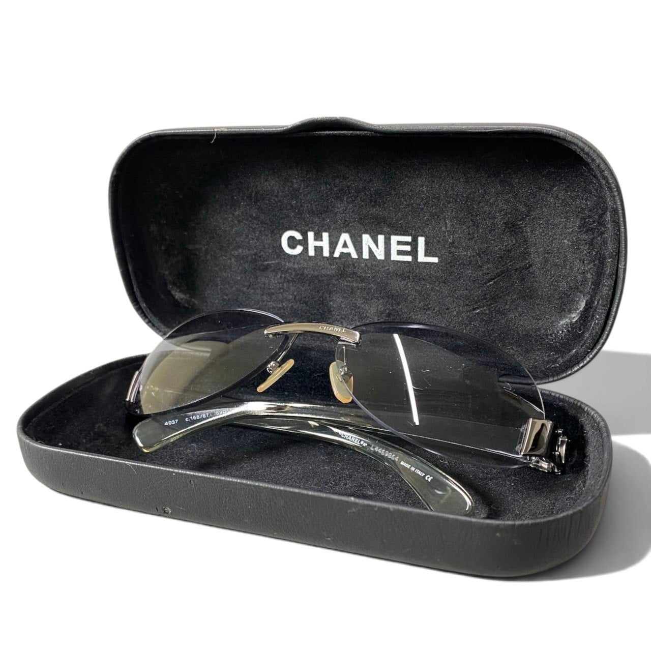 h20 CHANEL Rimless CC Logo Sunglasses 4037 168/87 59□15 125 Women'sta1