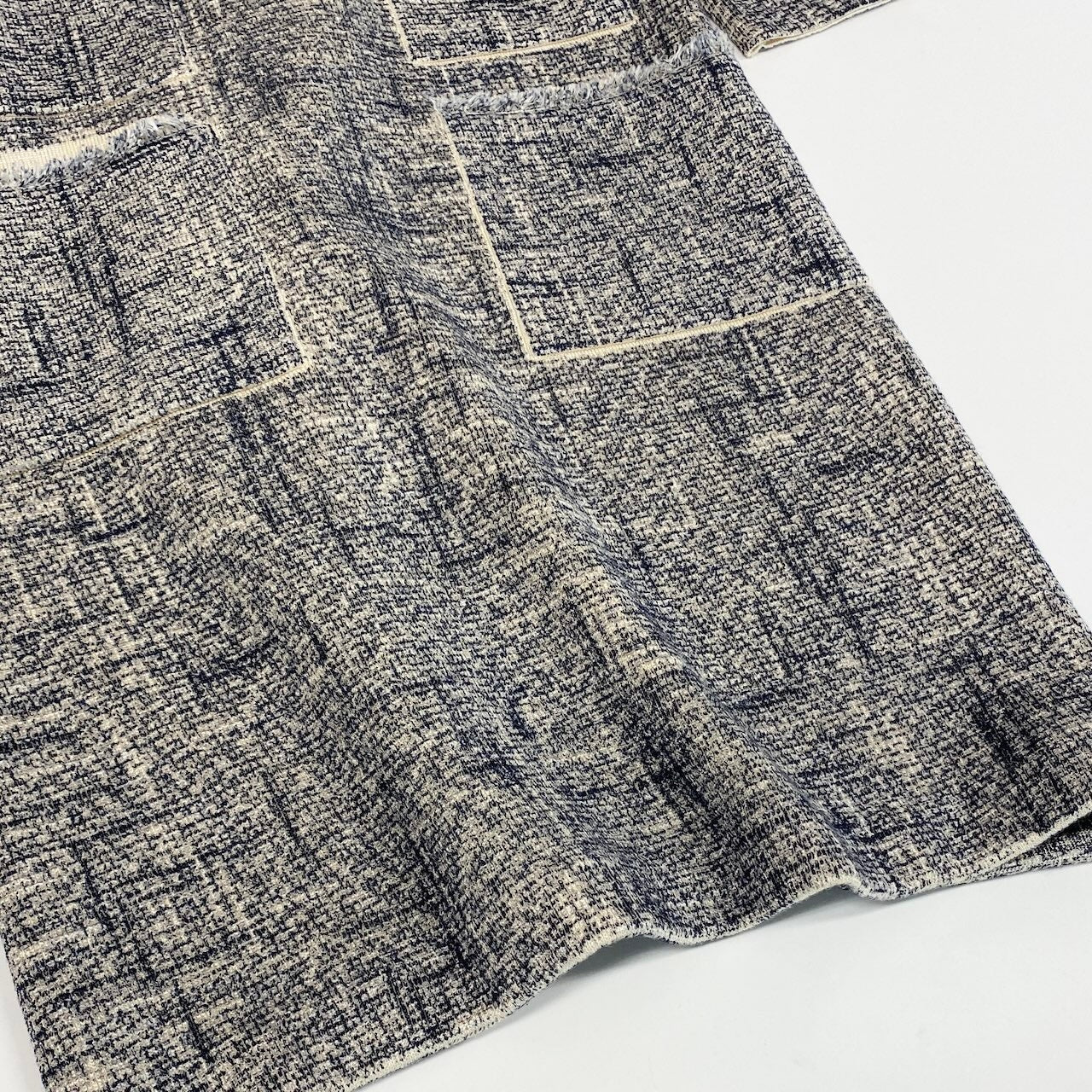 Ec31 《美品》 LOUIS VUITTON ルイヴィトン シルクブレンド フレイドワンピース Silk Blend Frayed Mini Dress サイズXS グレー イタリア製t18r